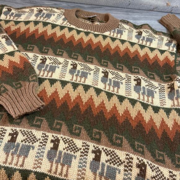 Alpaca Connection Sweater Size XL* 100% Alpaca Wool Pullover Quiet Luxury Cozy - Picture 10 of 16